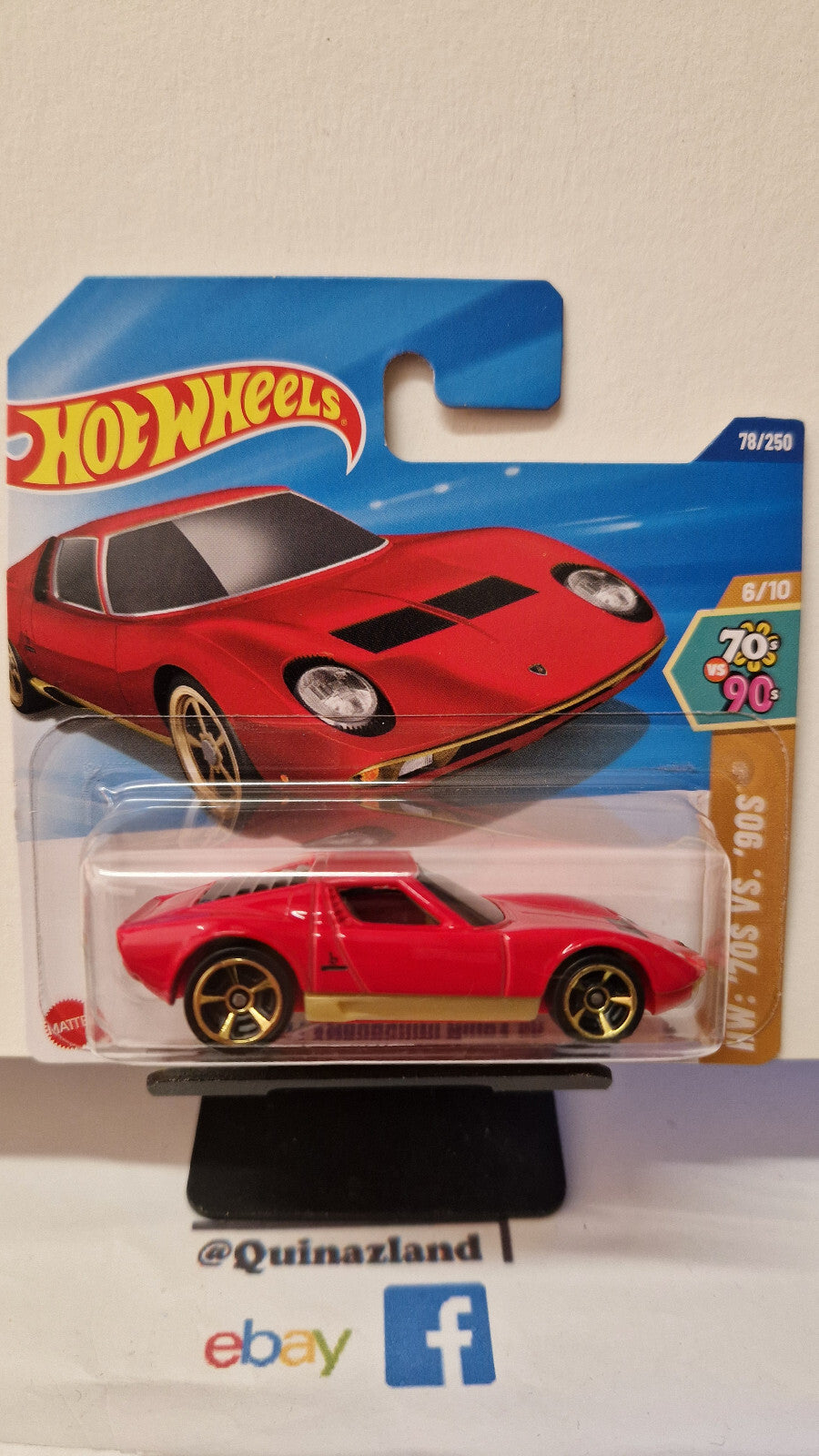 Hot Wheels '71 Lamborghini miura SV  2025-078 (NP32)