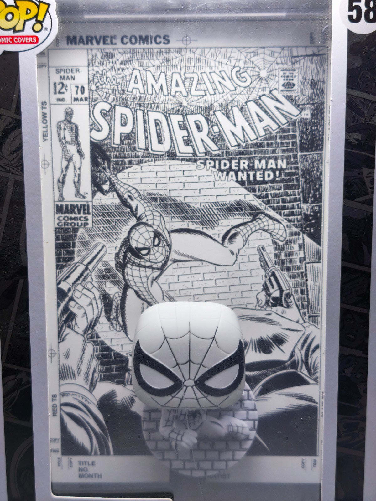 Funko Pop!  Marvel 85TH Pop Comic Cover N° 58 Spider-Man (Cart)