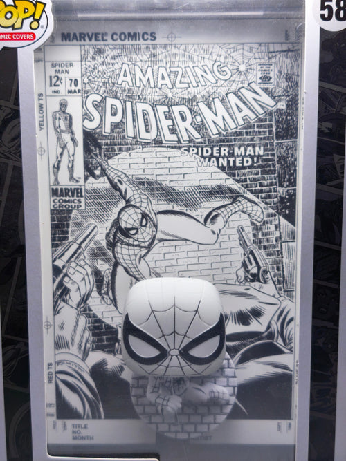 Funko Pop!  Marvel 85TH Pop Comic Cover N° 58 Spider-Man (Cart)