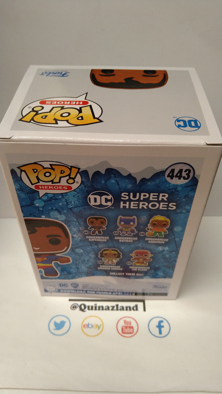 Funko Pop! DC COMICS HOLIDAY  N° 443 Gingerbread Superman (FU32)