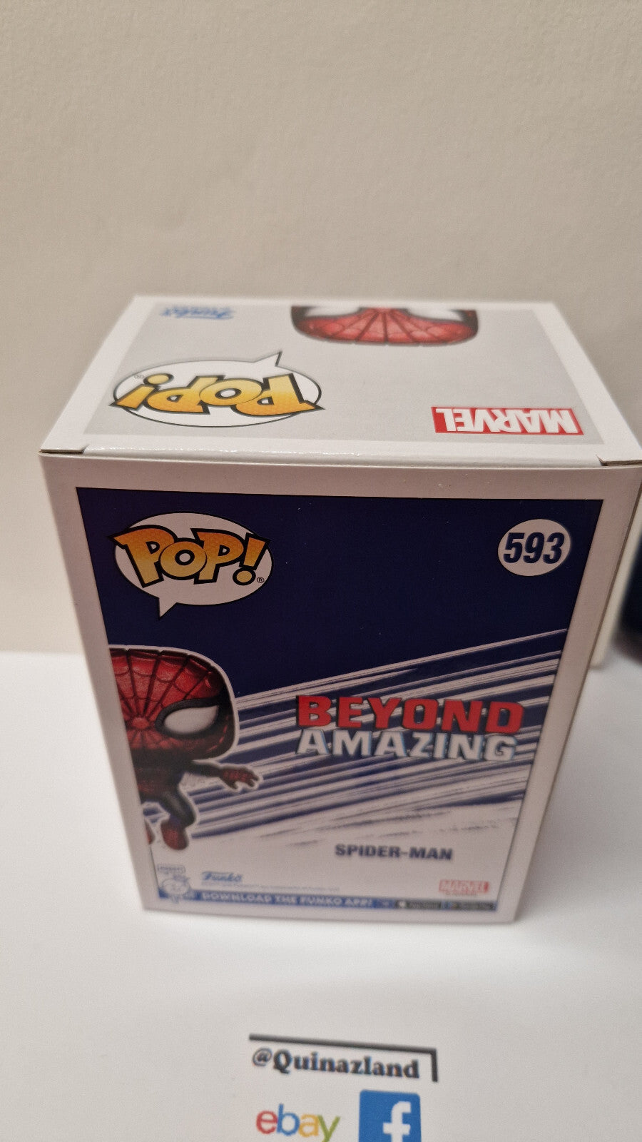 Funko Pop!  Marvel Pop Marvel N° 593 Spider-Man (Diamant)  (F50)