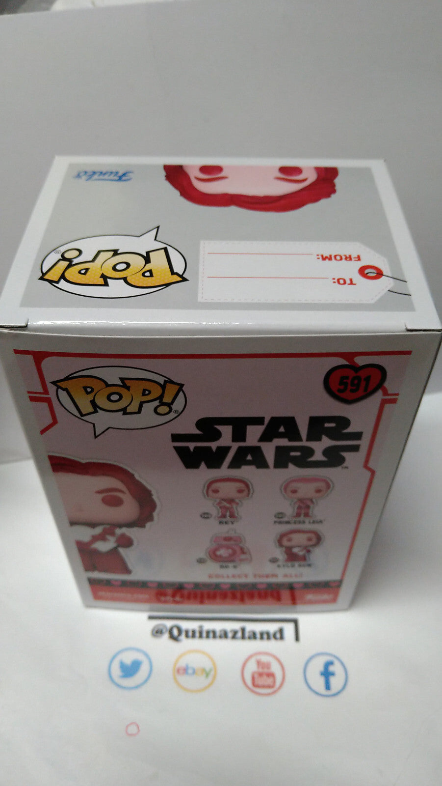 Funko Pop! STAR WARS  Valentines N° 591 Kylo Ren (F21)
