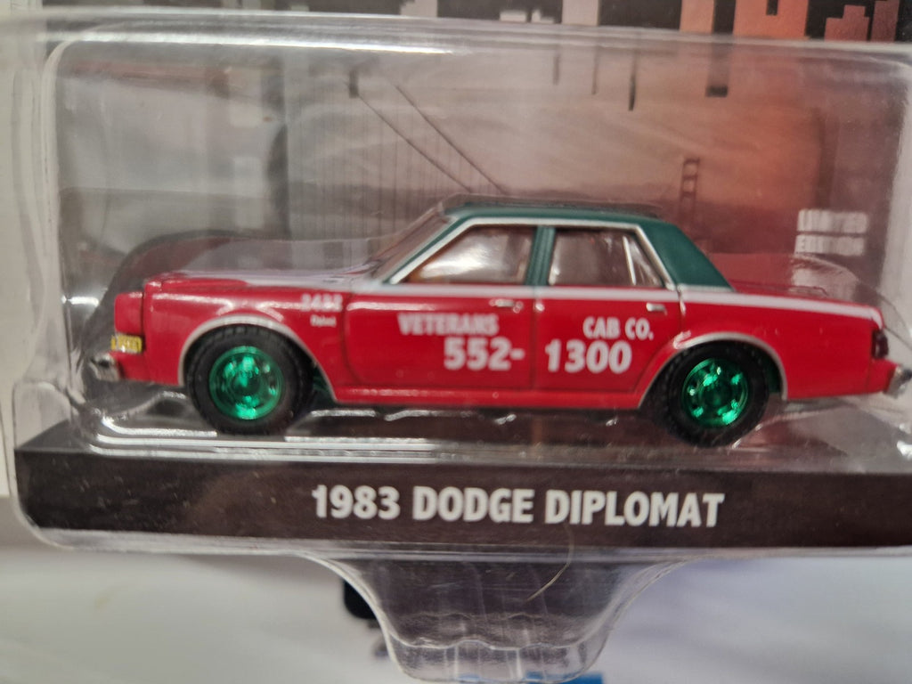 Greenlight Exclusive 1983 Dodge Diplomat Veteran's Chase green Wheels (NG50)