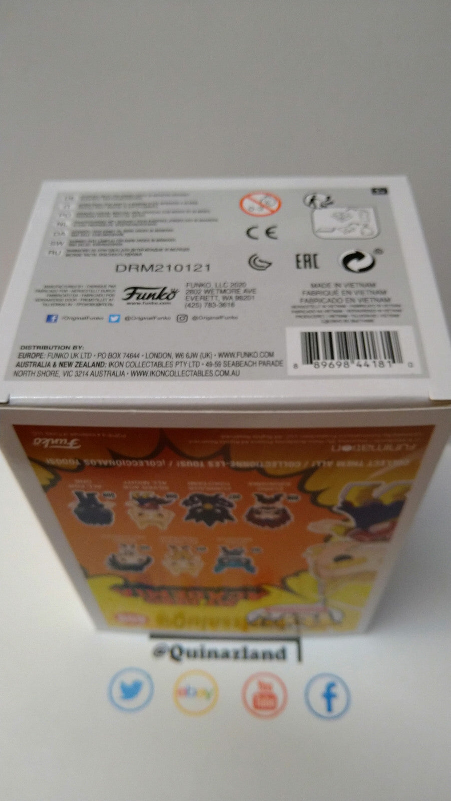 Funko Pop! MY HERO ACADEMIA  POP N° 608 Silver Age All Might GITD SPECIAL (FU32)