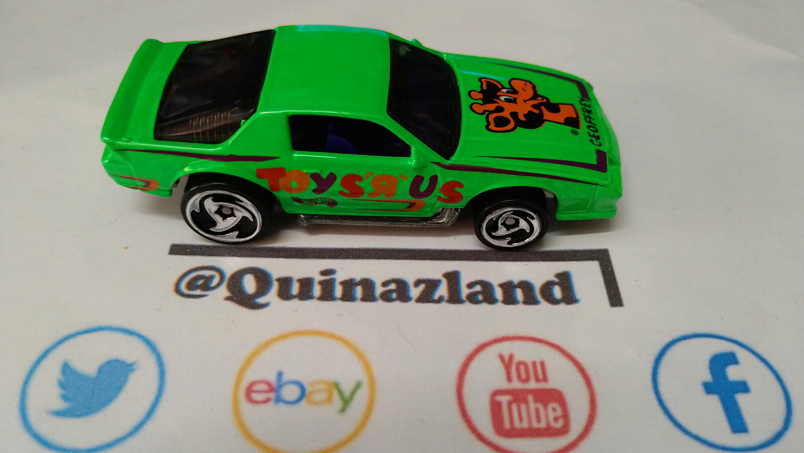 Hot Wheels 80's Camaro 1998 Exclusive Toys R Us verte (A21)