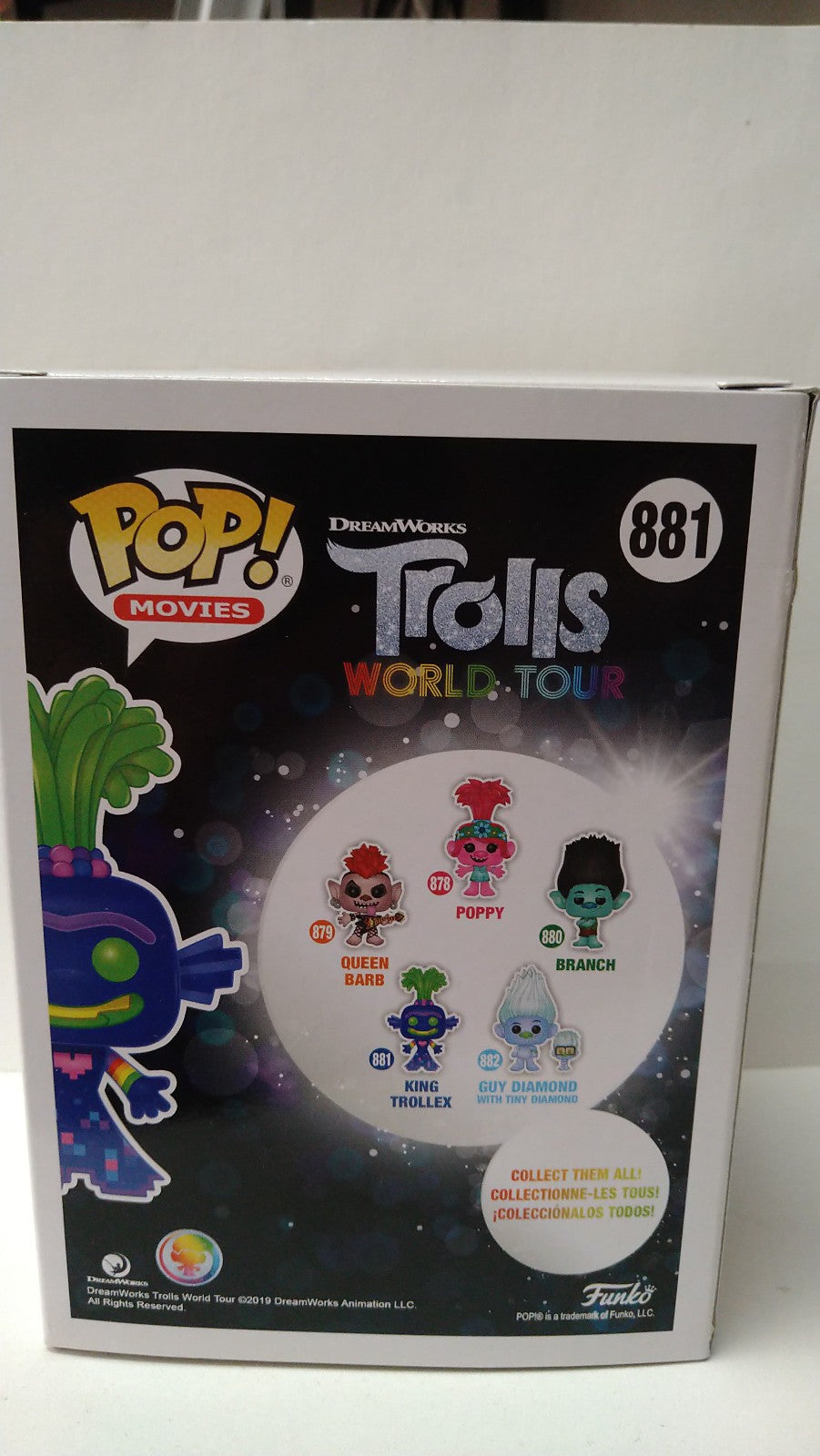 Funko Pop! Trolls World Tour 881 King Trollex (F20)