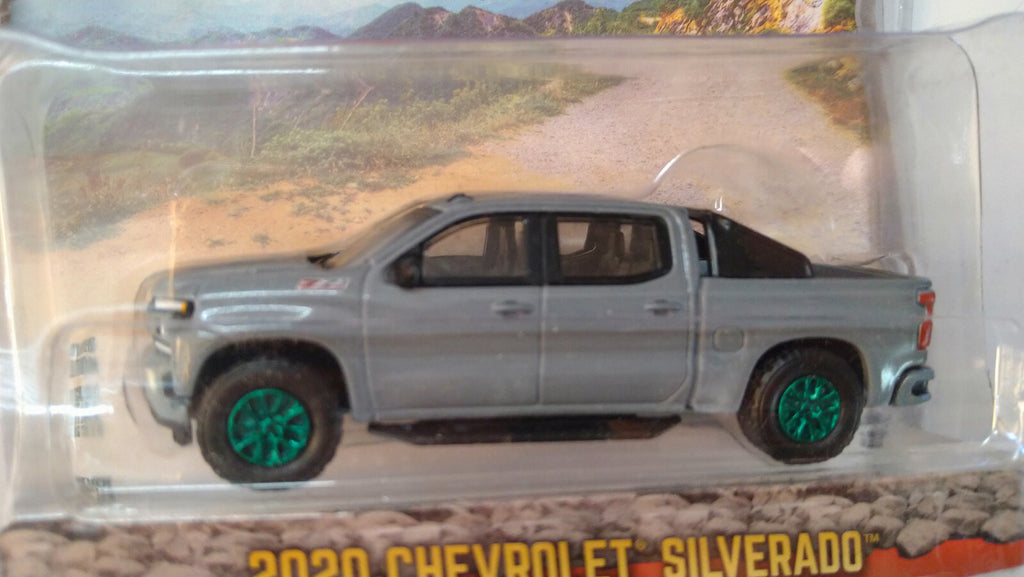 Greenlight All-Terrain 2020 Chevrolet Silverado Chase Green Wheels  (NG41)