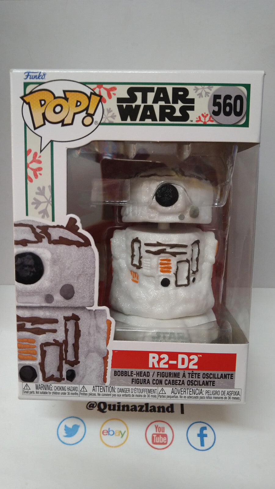 Funko Pop! STAR WARS HOLIDAY  N° 560 R2-D2 (F39)