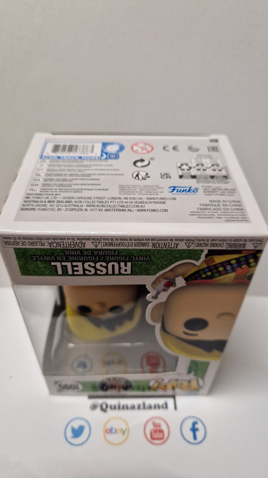 Funko Pop! Disney Pixar DUG DAYS #1095 Russell (F34)