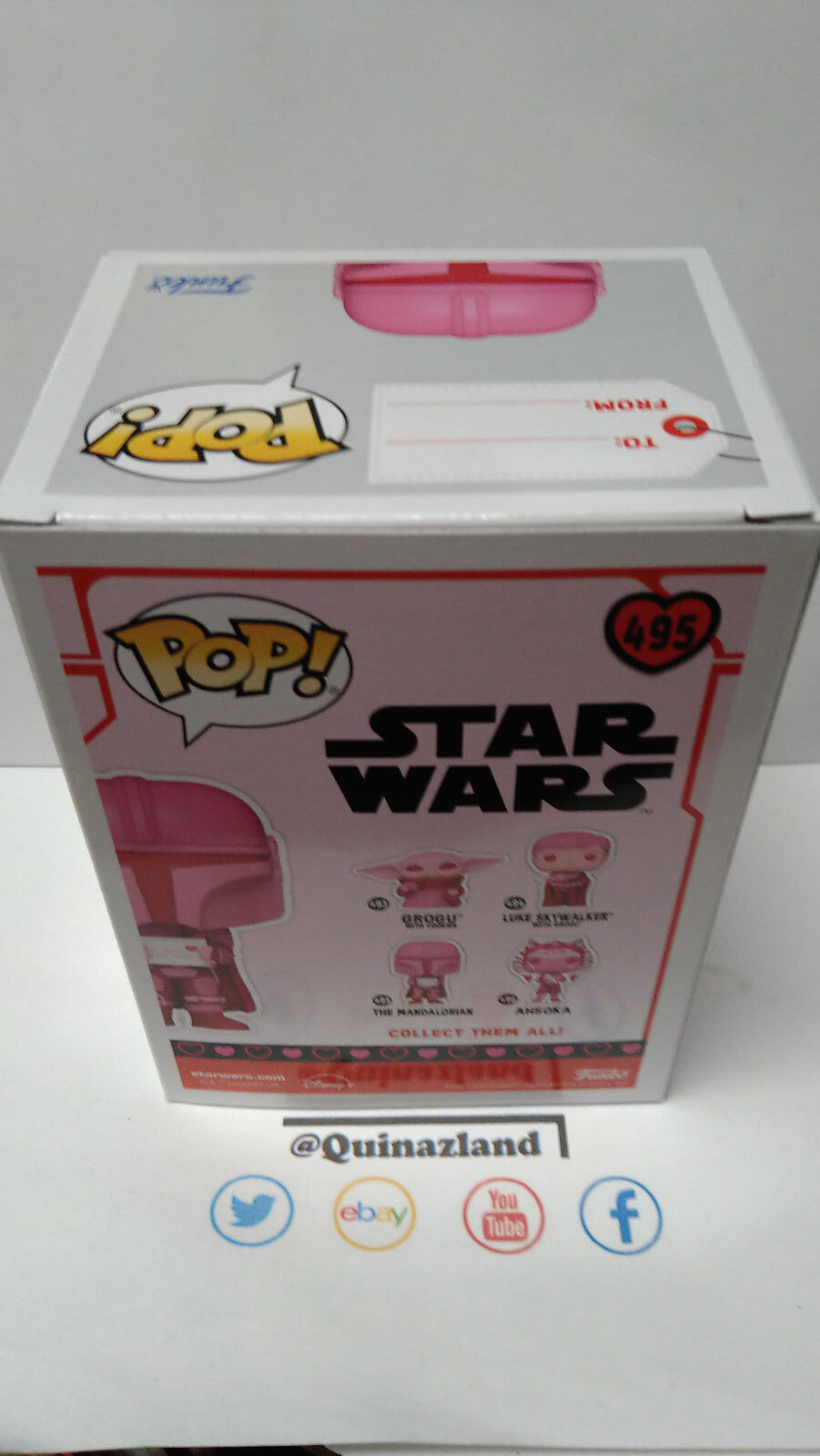 Funko Pop! Valentines 495 Mandalorian (F2)