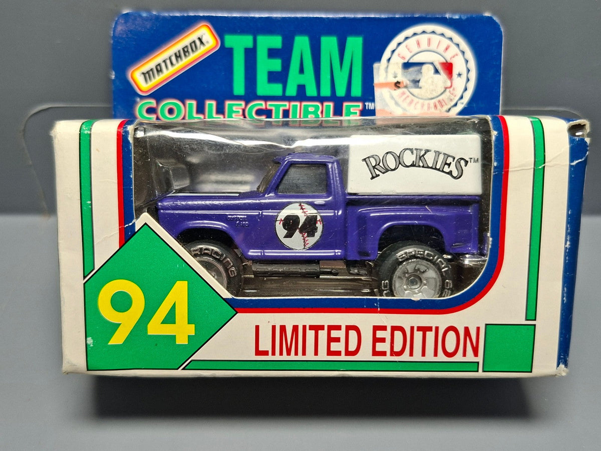Matchbox Team Collectible 1994  Flareside pickup Colorado rockies   (CP13)