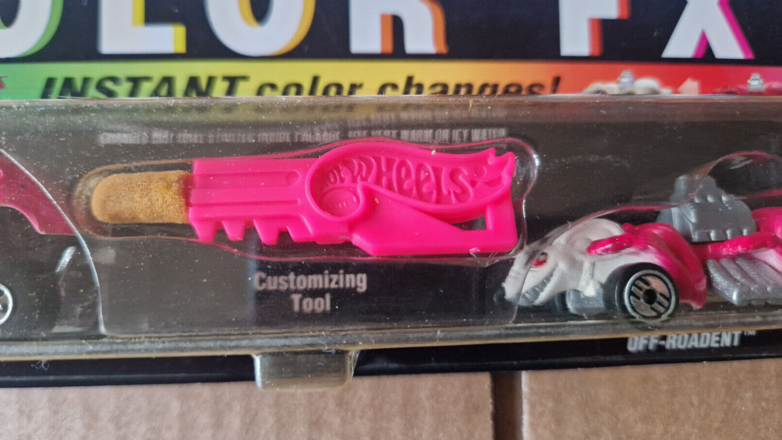 Hot Wheels 1995 color FX monster Sting rod & off-roadent (C10)