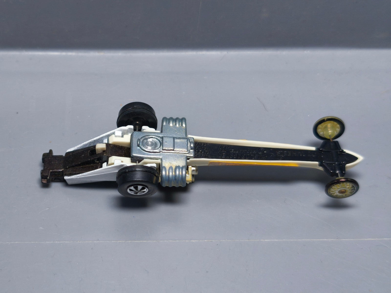 Hot Wheels 1971 Redline Snake I Rail Dragster version roues claires (A27)