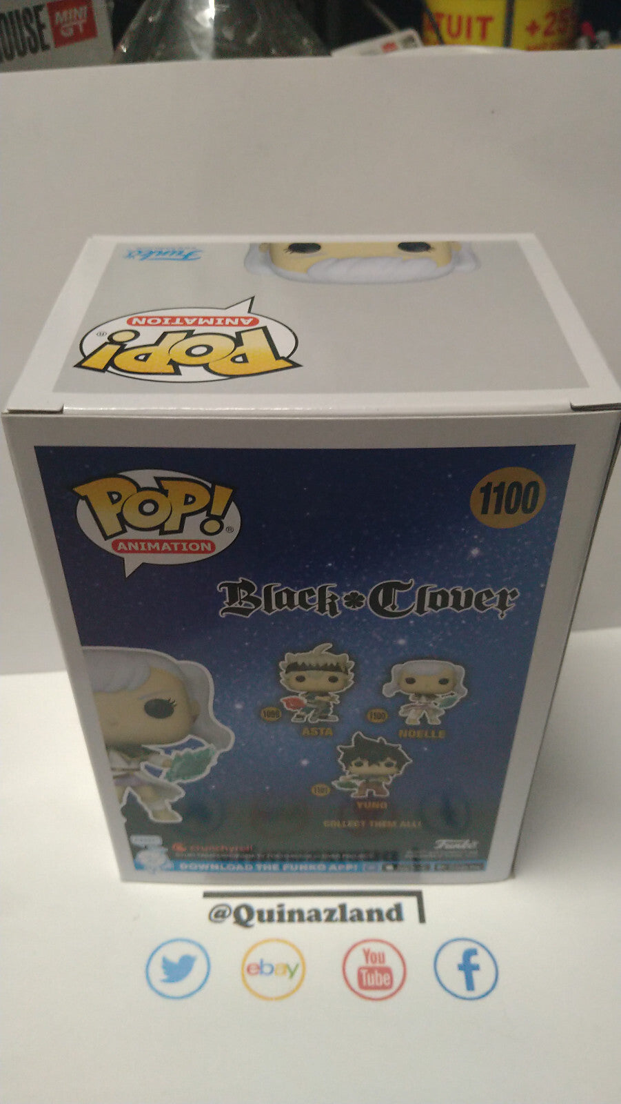 Funko Pop! BLACK CLOVER 1100 Noelle (F15)