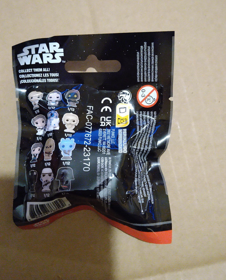 Funko Bitty Pop! 2.5cm Star Wars Boite Complète 36 Figurines  présentoir (et)