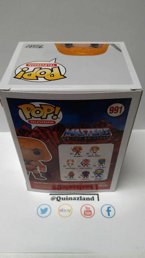 Funko Pop! MOTU  N° 991 brille dans le noir He-Man GITD SPECIAL EDITiON (FU27)