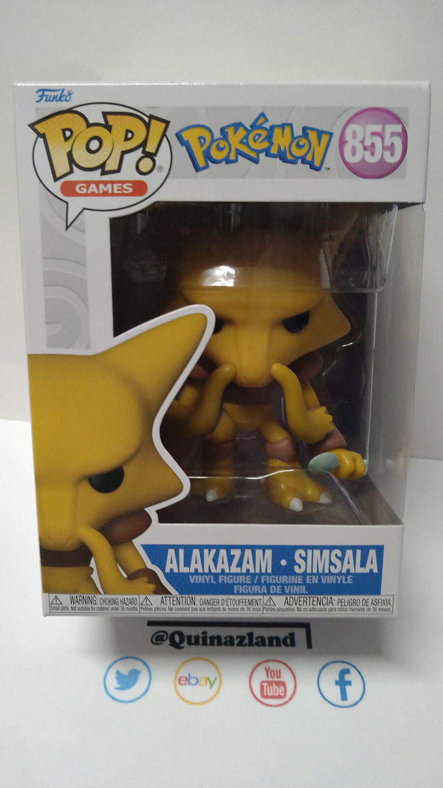 Funko Pop! POKEMON POP Games N° 85 Alakazam (F19)