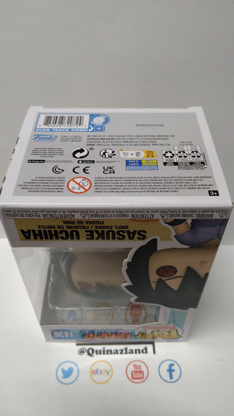 Funko Pop!  NARUTO POP Animation N° 1436 Sasuke (First Susno'o) (F10)
