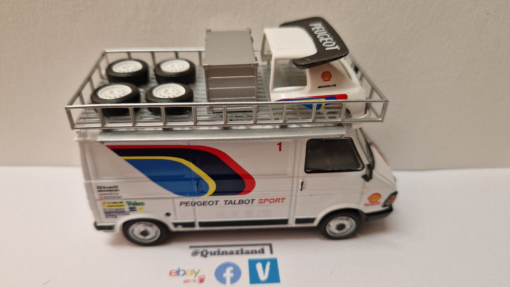 Model mag 1/43 Citroën C35 team Peugeot talbot sport    (NP31)