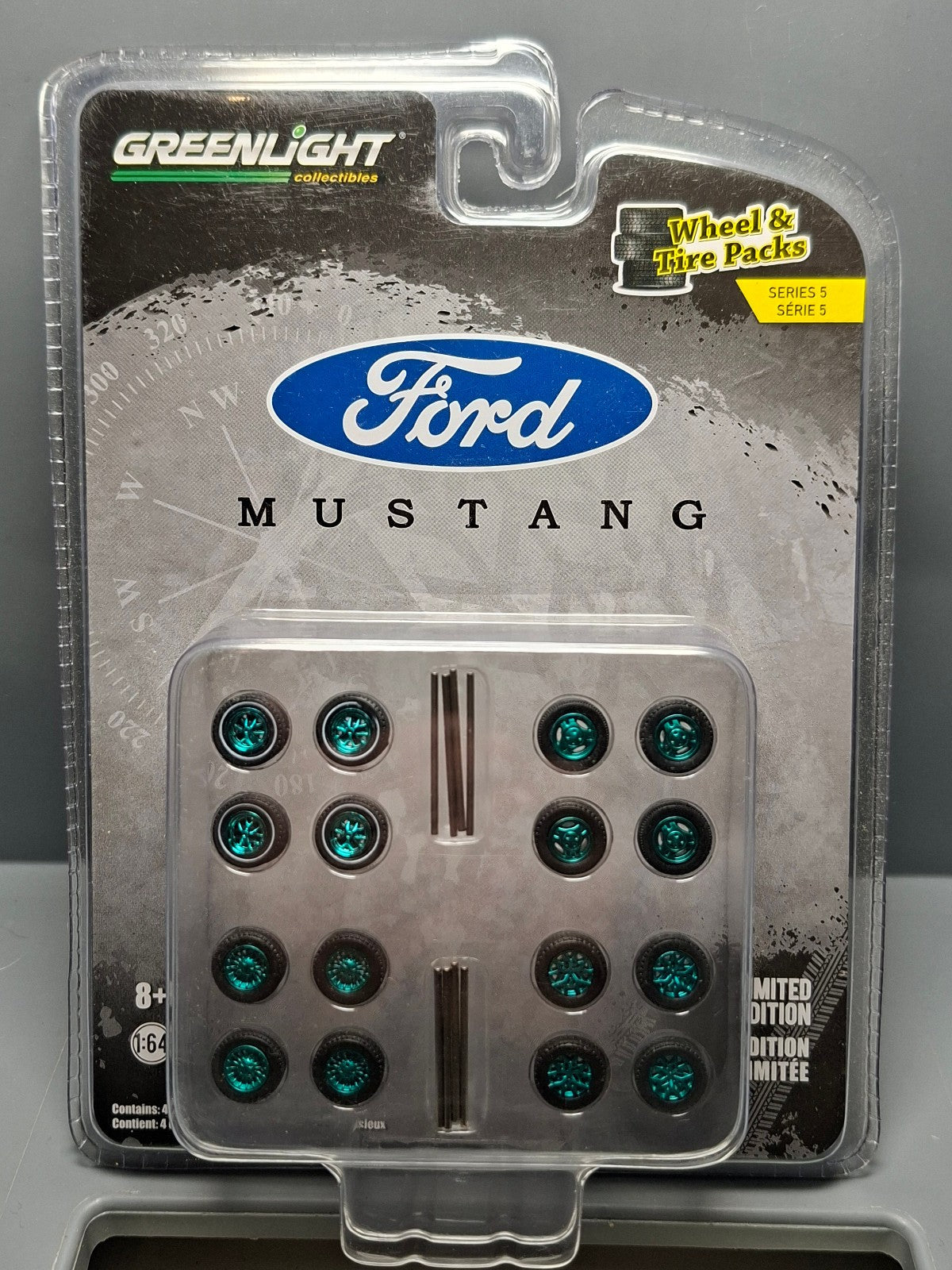 Greenlight   Wheel & Tires Multipack set de jantes Ford Mustang Chase (NG29)