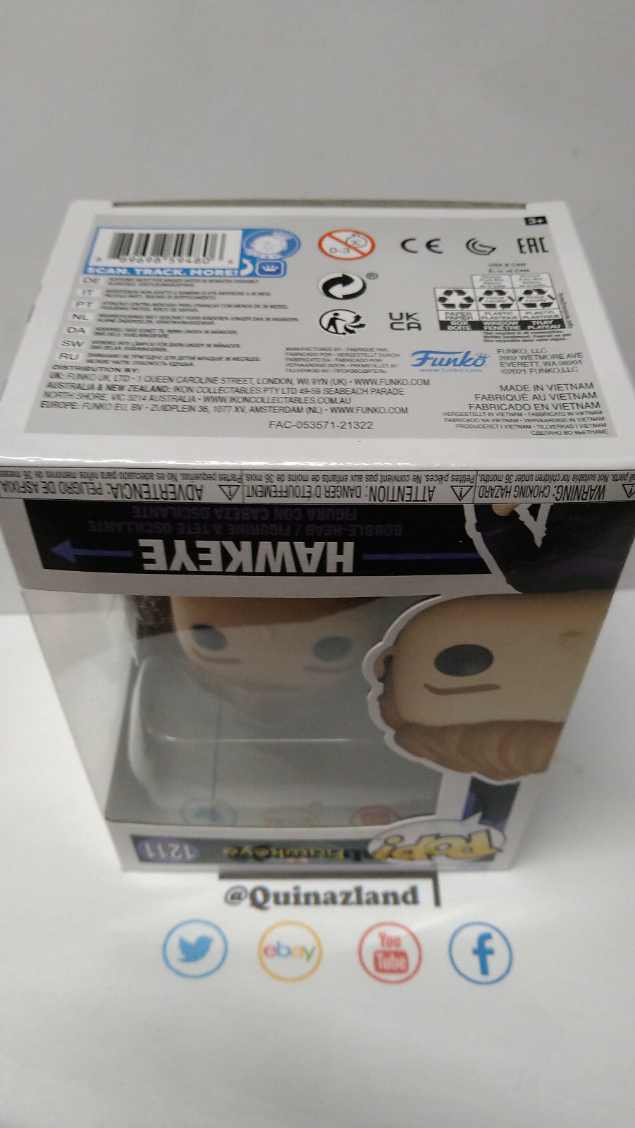 Funko Pop! MARVEL Hawkeye 1211 Hawkeye (F2)