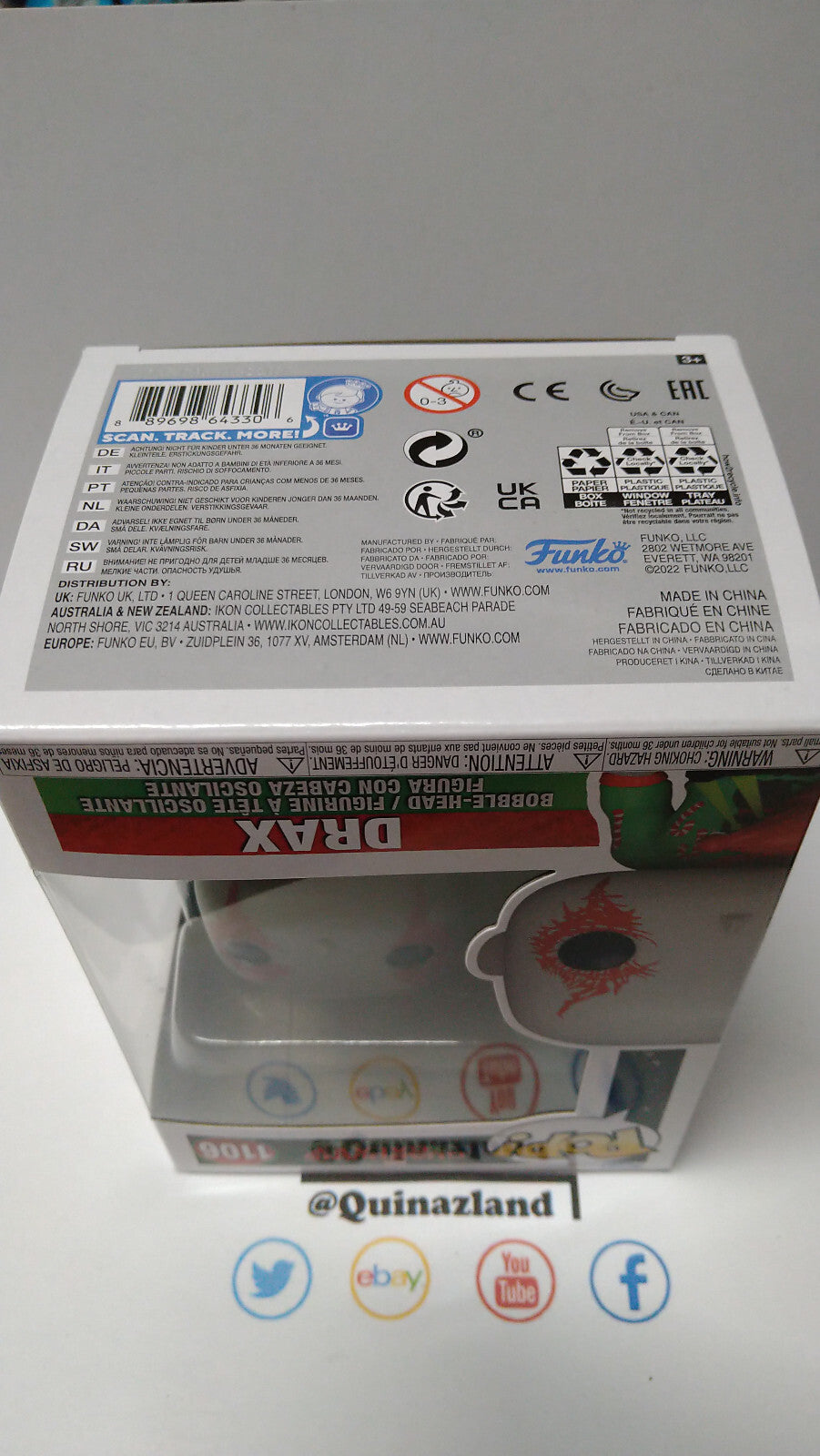 Funko Pop! MARVEL N° 1106 Les gardiens de la galaxie  Drax Holiday (FU34)