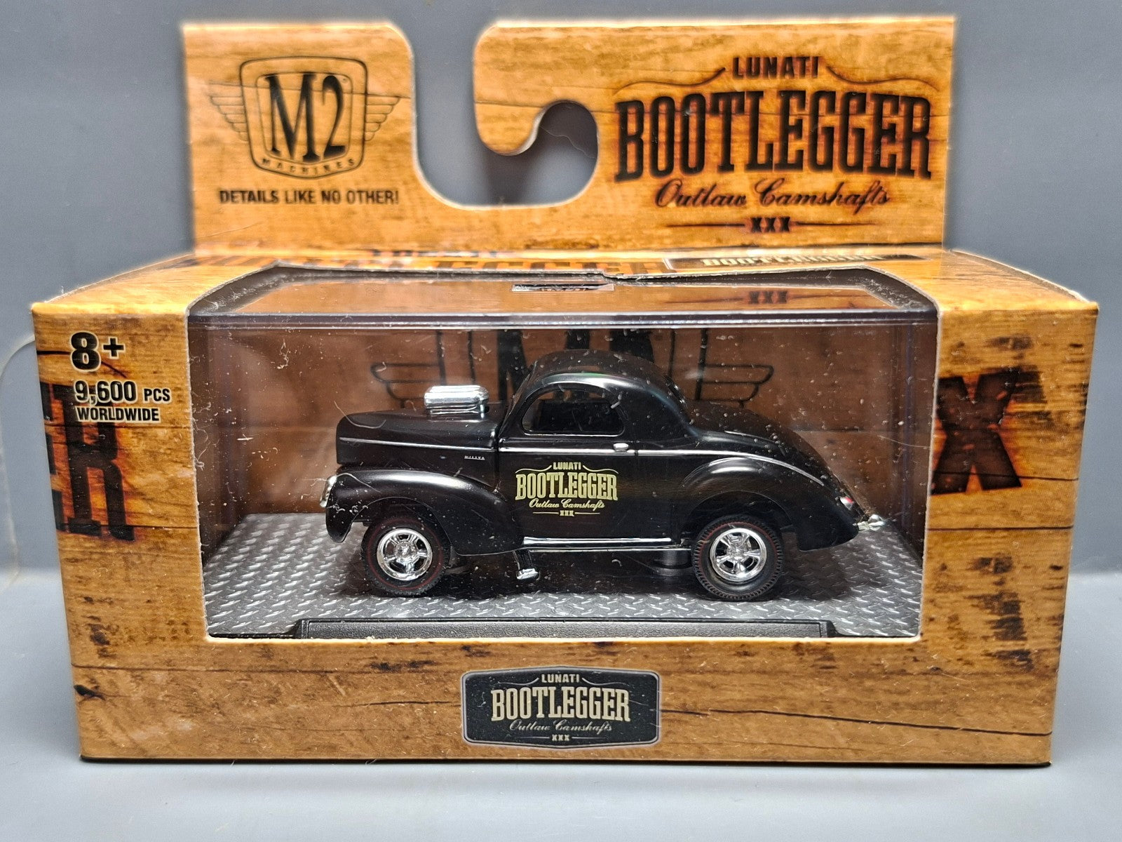 M2 Machines 2022 bootlegger outlaw 1941 willys coupe gasser   (NP13)