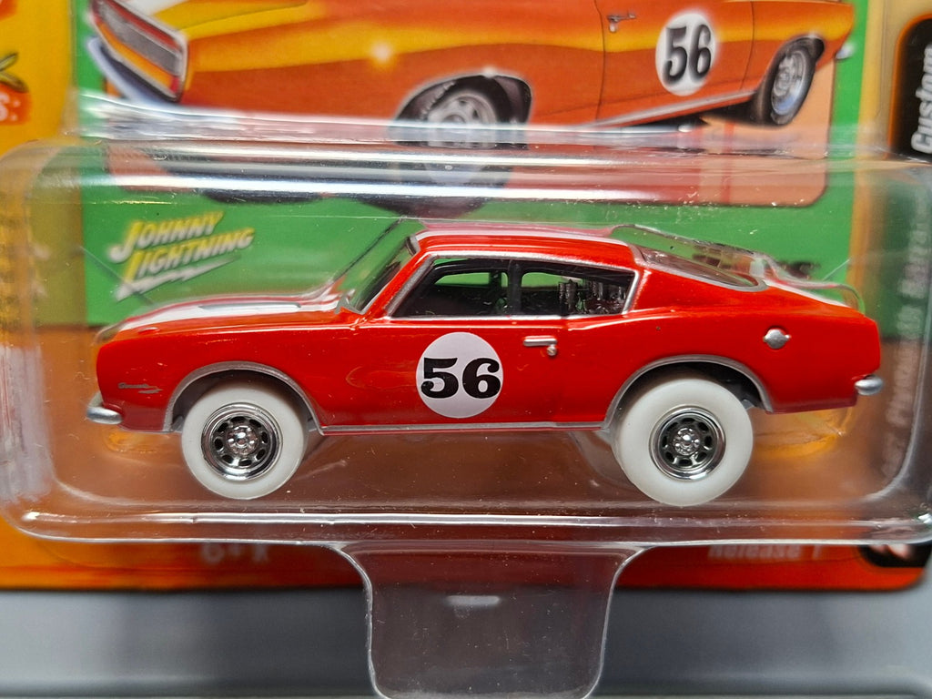 Johnny Lightning White lightning 1967 Plymouth Barracuda Custom  (NG25)