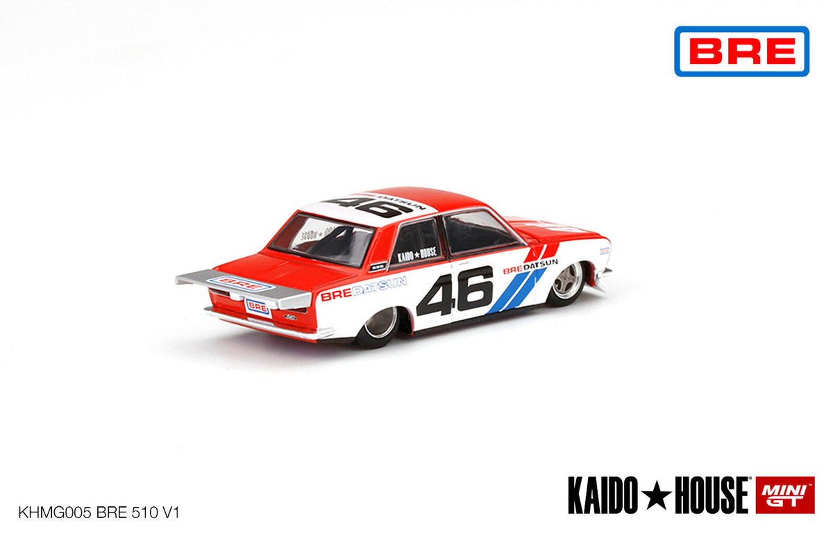 Mini GT Kaido House Datsun 510 Pro Street BRE510 V1 4 spoke rims N° 005 (NP10)