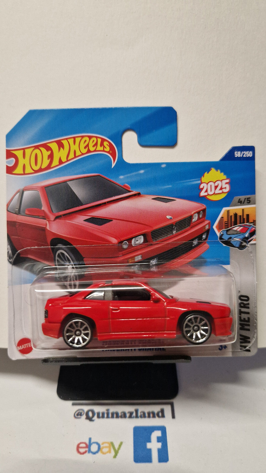 Hot Wheels Maserati Shamal 2025-058 (NP47)