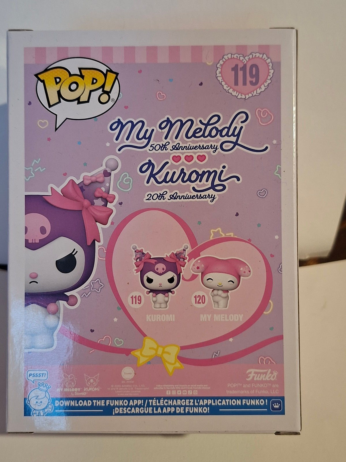 Funko Pop!  Kuromi 20eme Anniversaire POP Sanrio N° 119 Kuromi Grumpy (F53)