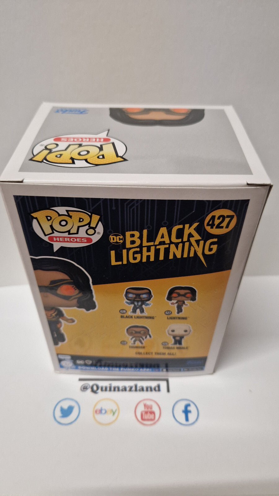 Funko Pop! BLACK LIGHTNING Lightning #427 (F20)