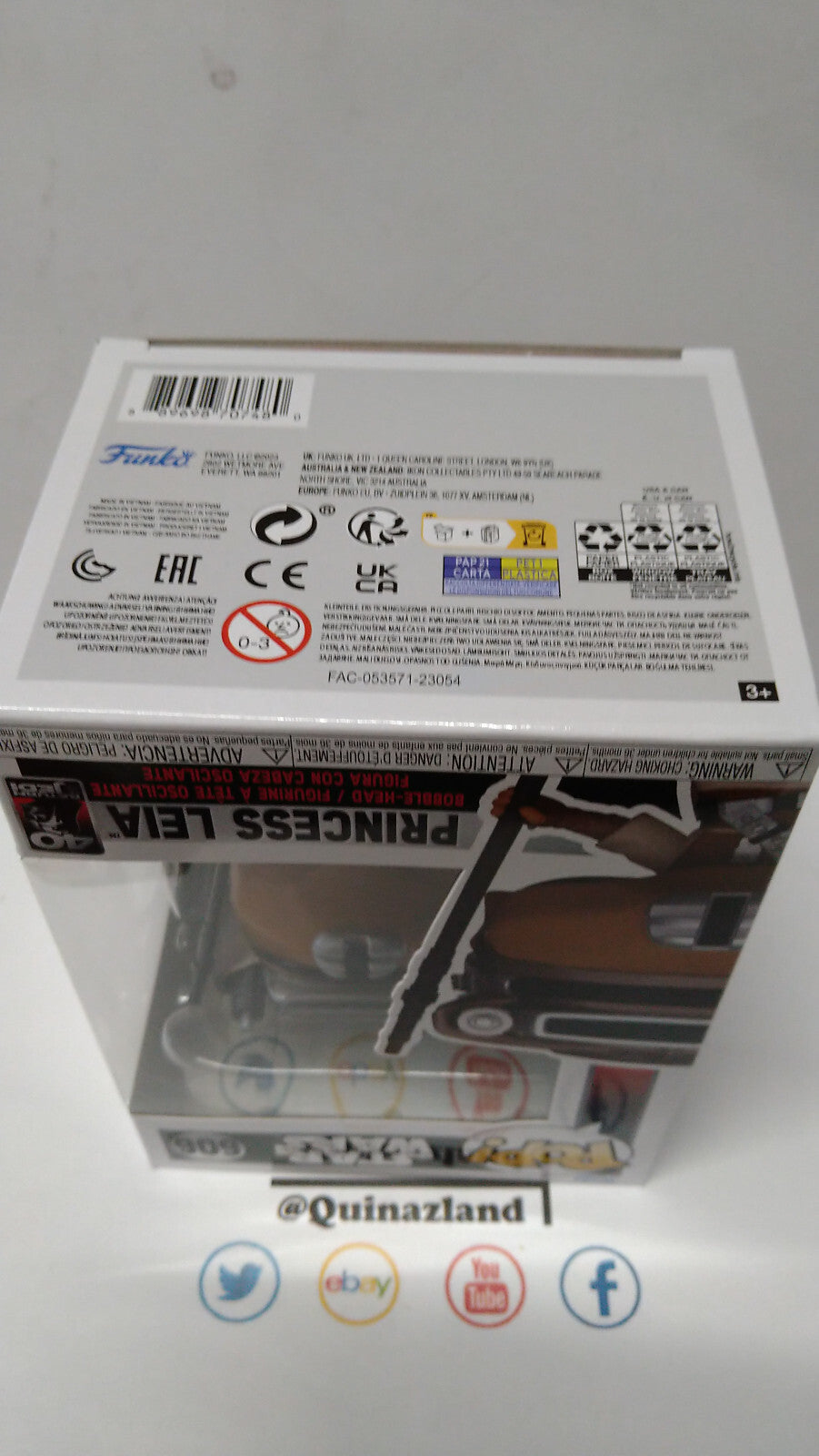 Funko Pop! Star Wars 6 "40eme Anniversaire" N° 606 Leia "Boushh" (F3)