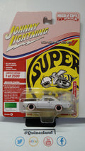 Johnny Lightning Muscle Car USA 1969 Dodge Coronet Super Bee Chase White (NG64)