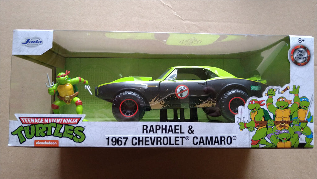 Jada 1/24 1967 Chevrolet Camaro Turtles Raphael, green/black (ET)