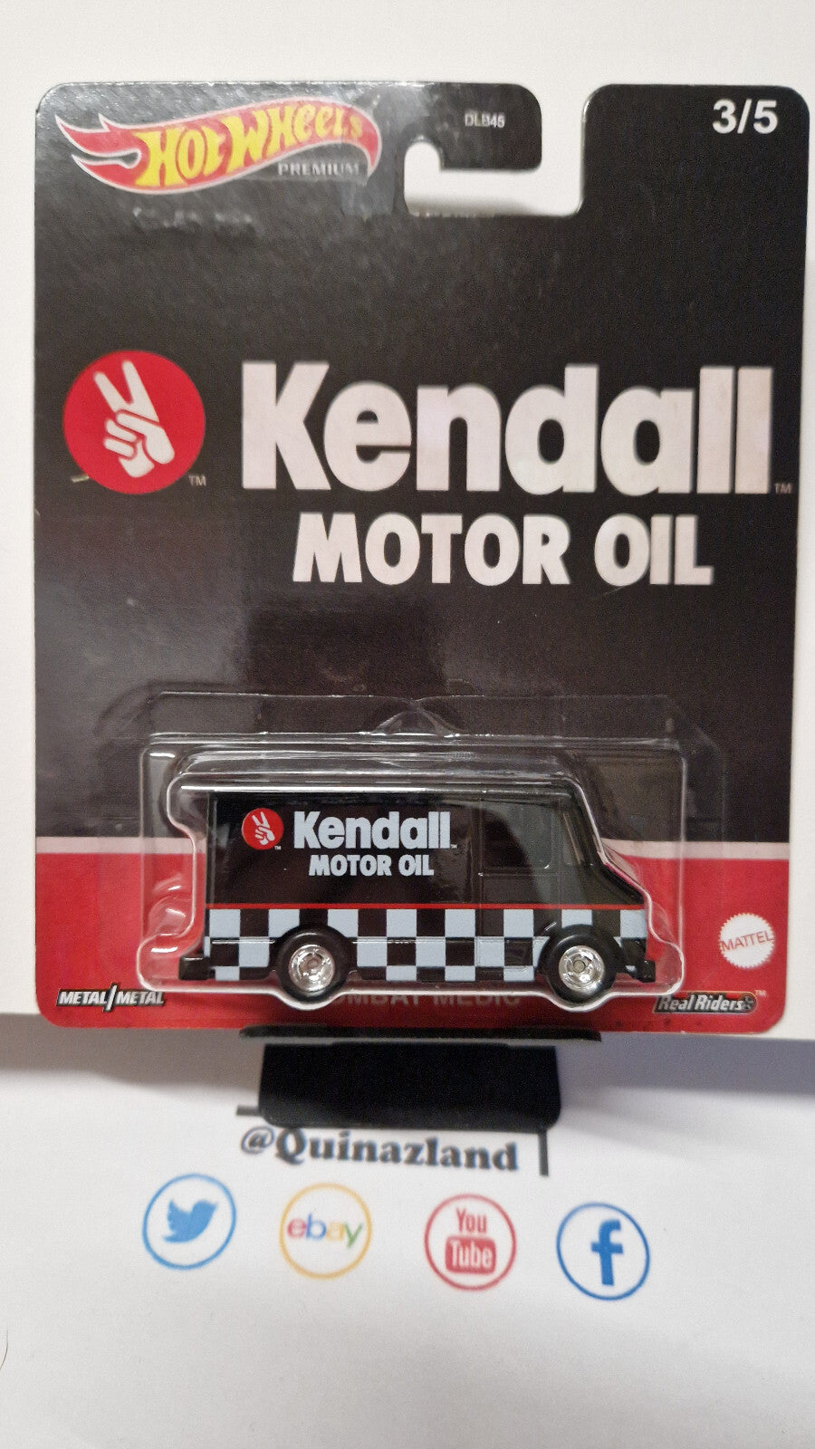 Hot Wheels Oil vintage  Combat medic kendall motor oil (NG81)