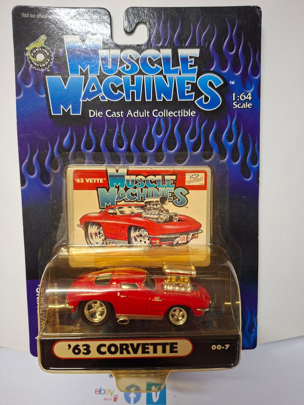 Muscle Machines 2000 originals  '63 corvette   (NG55)