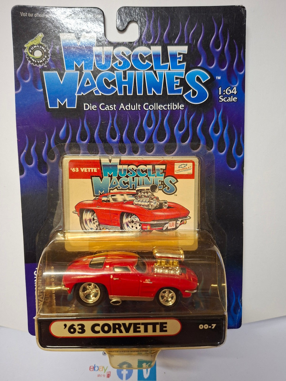 Muscle Machines 2000 originals  '63 corvette   (NG55)