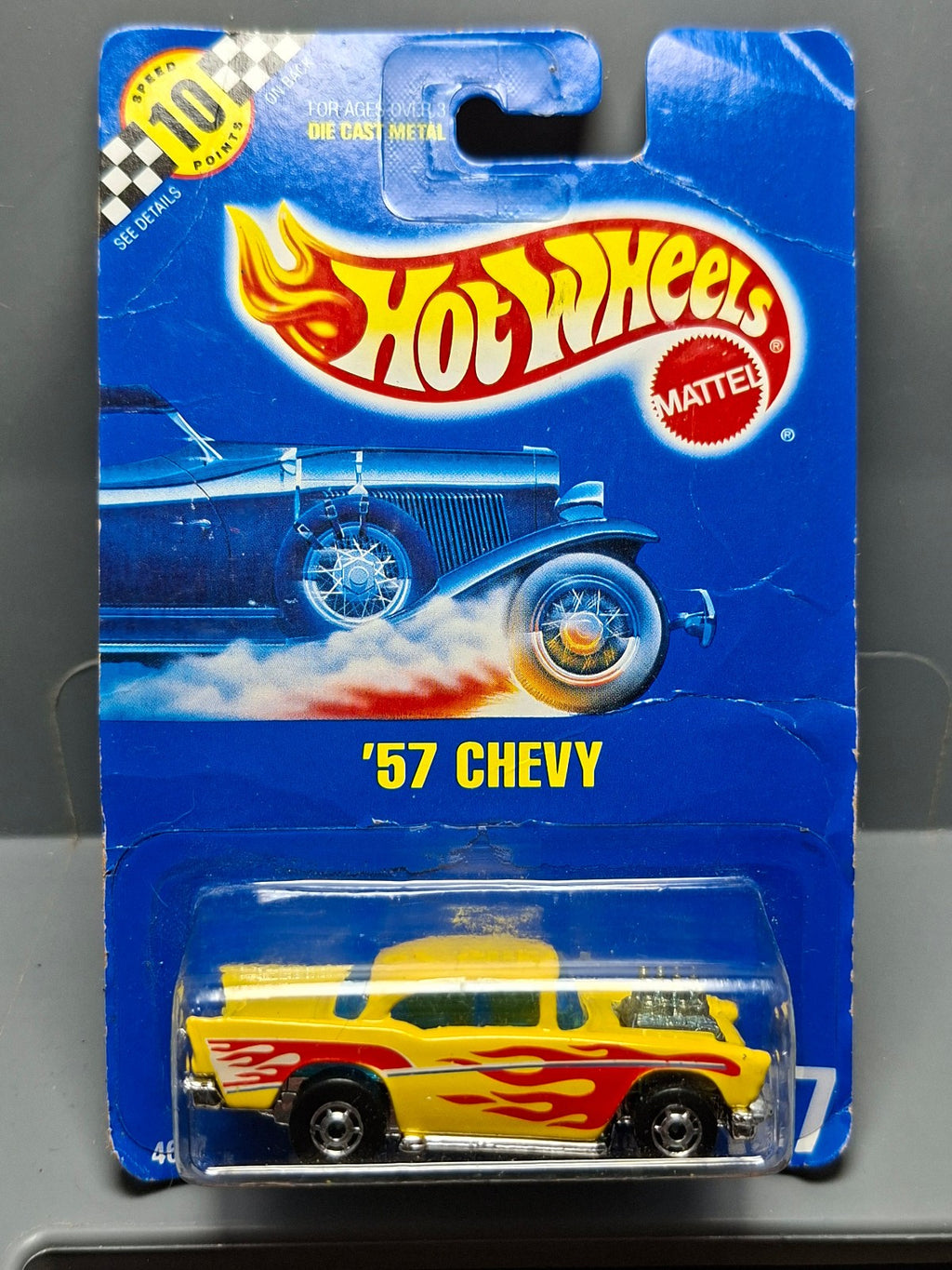 Hot Wheels 57 chevy HO chrome 1992-157 (NP12)