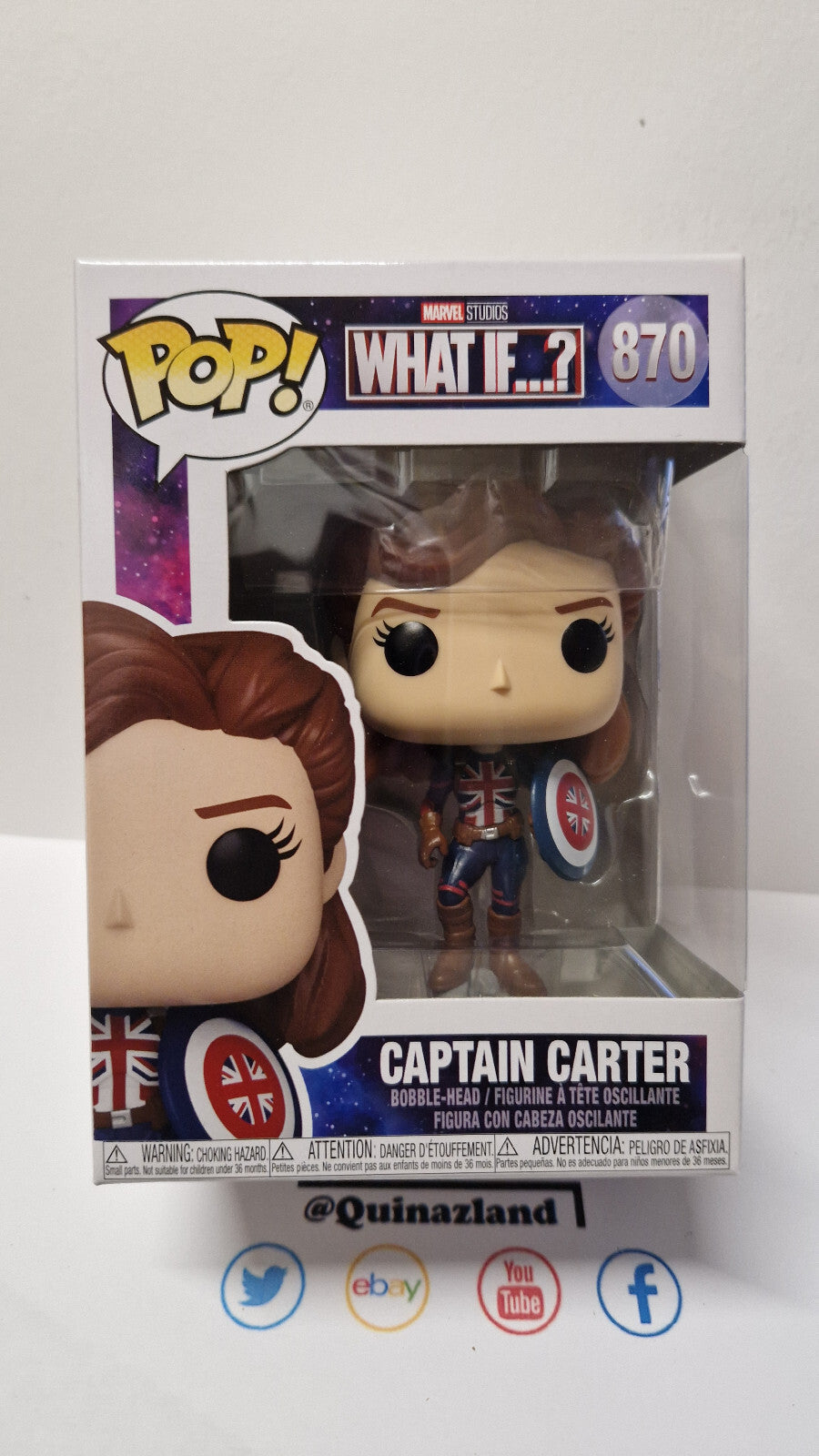 Funko Pop! Marvel What If ...? #870 Captain carter (F45)