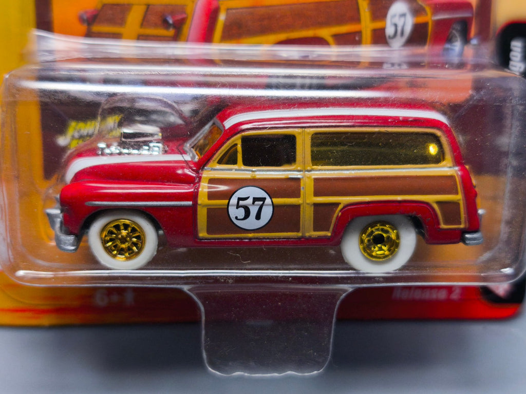 Johnny Lightning Street Freaks Spoilers 21 1950 Mercury Woody  Chase (NG57)