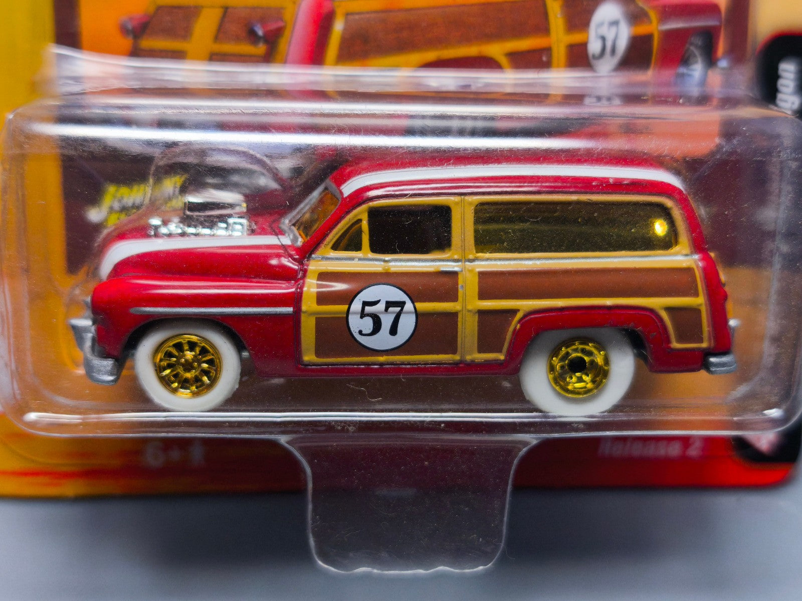 Johnny Lightning Street Freaks Spoilers 21 1950 Mercury Woody  Chase (NG57)
