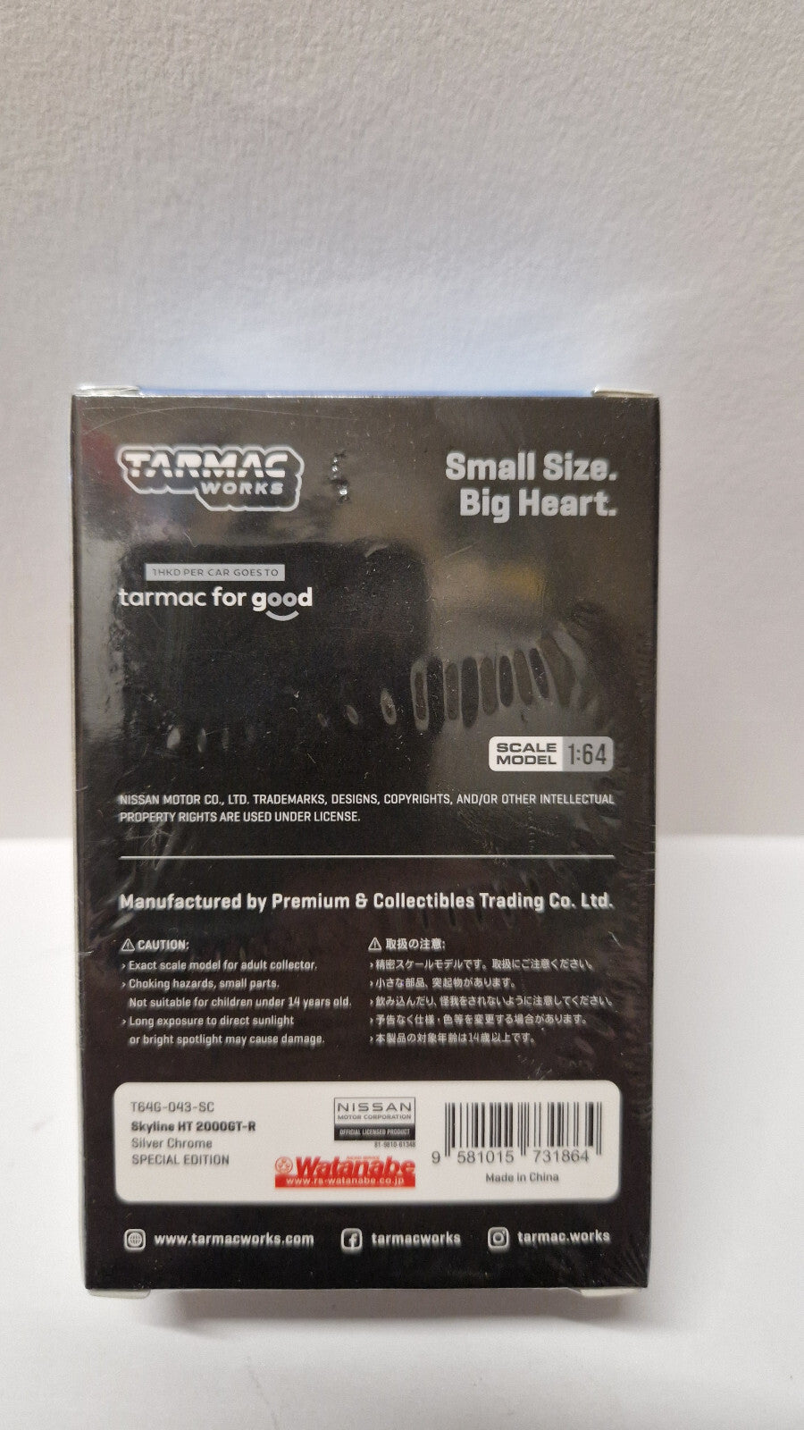 Tarmac Nissan Skyline HT 2000GT-R, Special Edition, silver chrome (NP17)
