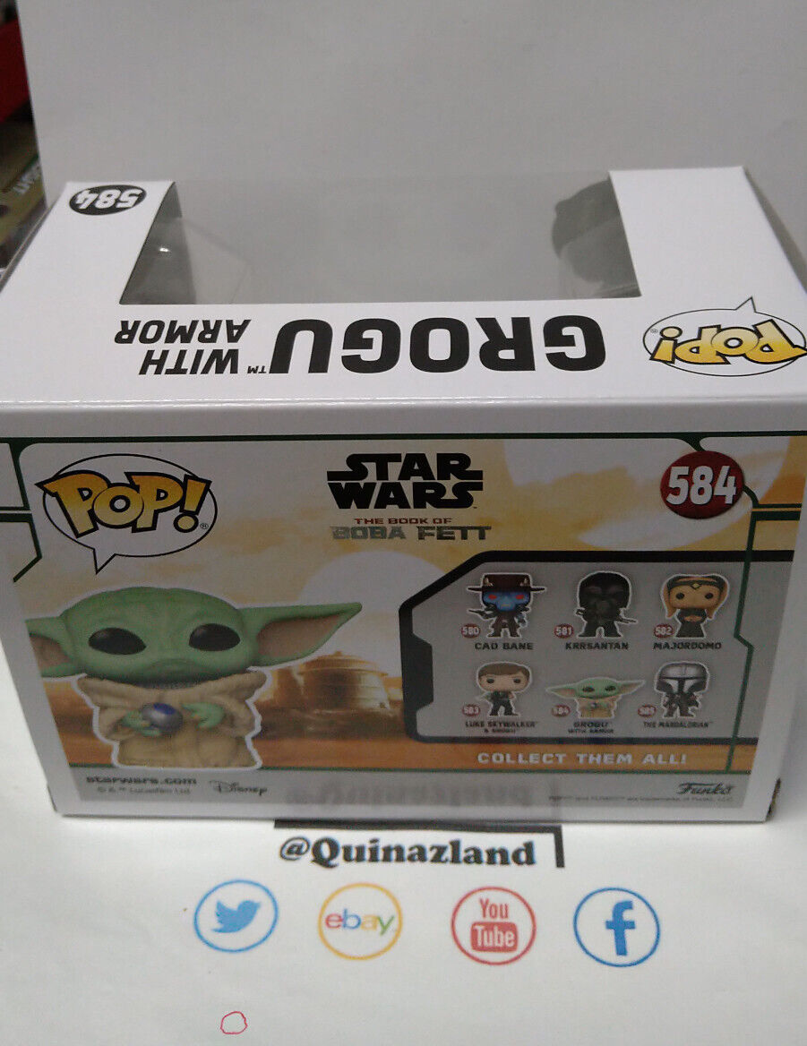 Funko Pop! Star Wars N° 584 Grogu w/ armor  (F45)