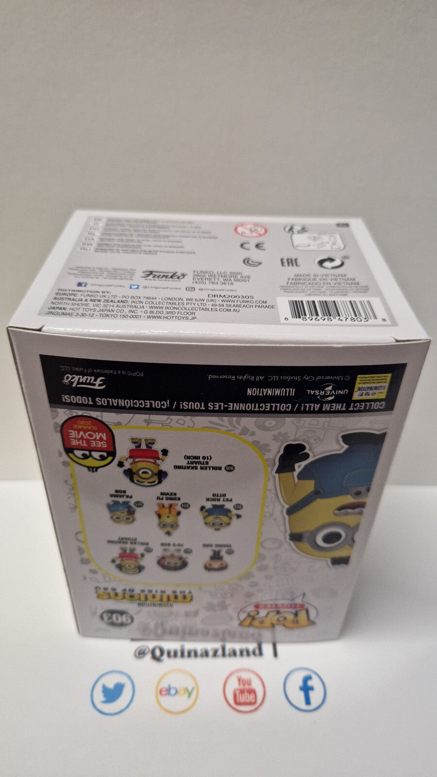 Funko Pop! Minions the rise of gru Banana #903 Pet Rock Otto (F29)
