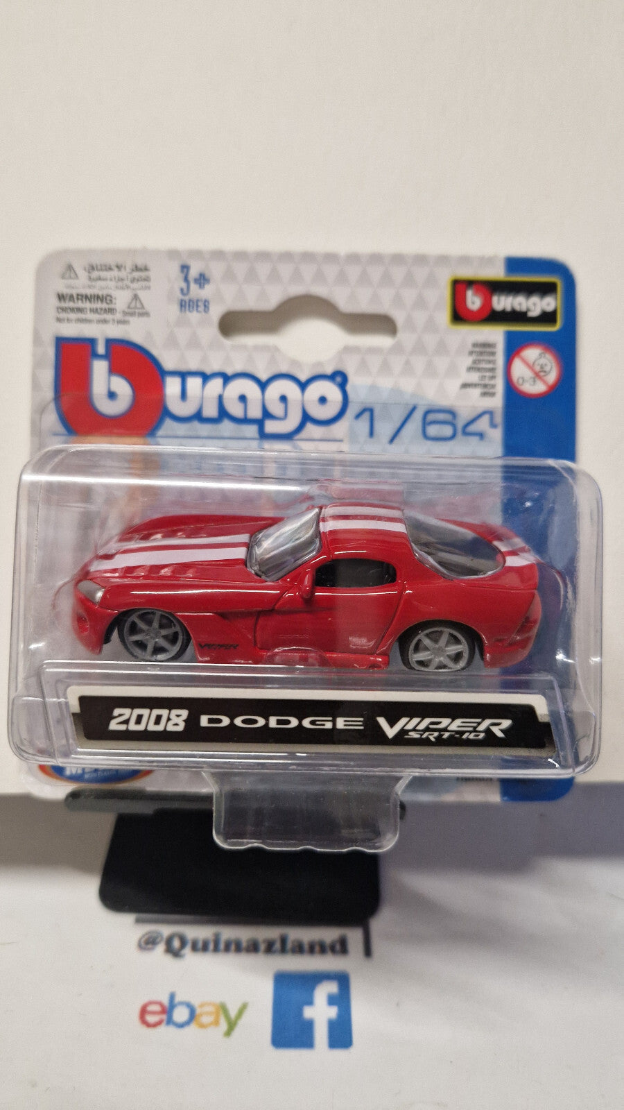 Burago 2008 Dodge Viper SRT-10  (NP01)