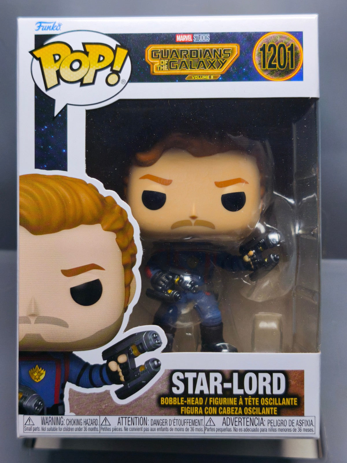 Funko Pop!  LES GARDIENS DE LA GALAXIE 3 N° 1201 Star-Lord (F27)