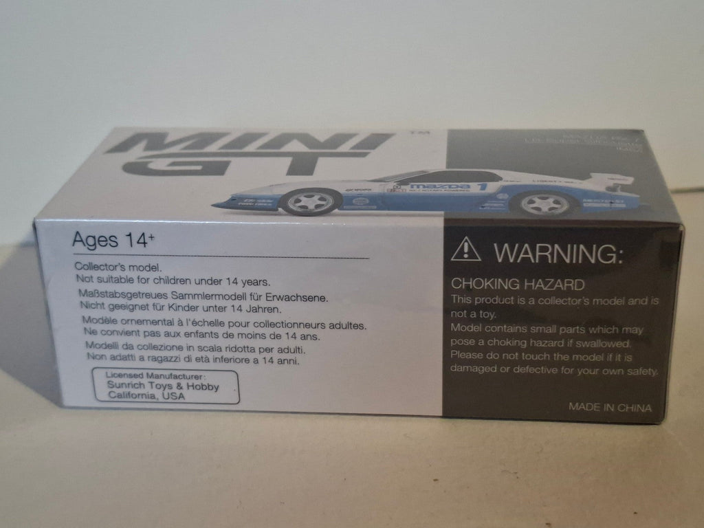 Mini GT 2024 Mazda RX7 (FD3S) LB-Super Silhouette IMSA white/blue n° 1011 (NP16)