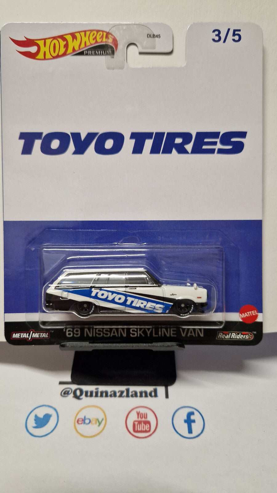 Hot Wheels 2023 Speed Shop ’69 NISSAN SKYLINE VAN Toyo Tires (NG80)
