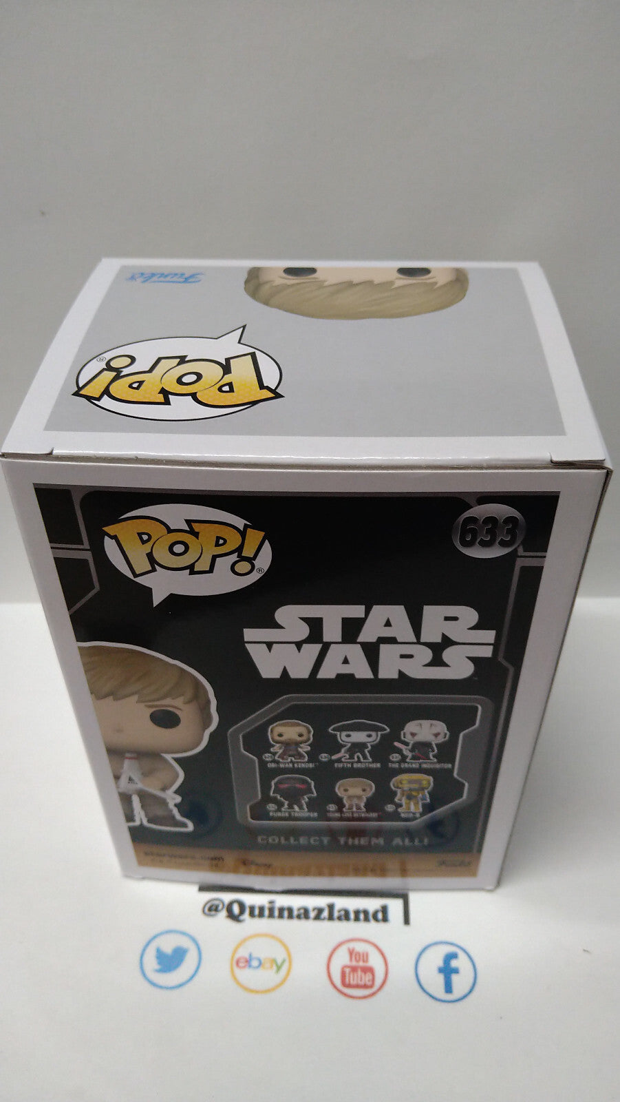 Funko Pop!  STAR WARS  N° 633 Luke Skywalker "Jeune" (F7)